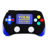 Пенал Offtop Приставка, 19 см, чорний із синім (880682) - Pampik