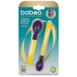 Набор термочувствительных ложек Baboo, от 4 мес., 2 шт., желтый (10-021) - Pampik