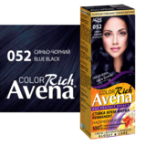 Cтійка крем-фарба для волосся Avena Rich Color синьо-чорний 52, 133 мл - Pampik - 2