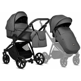 Коляска Tutis Mio Plus Thermo Pacific green, універсальна 2 в 1, графітова (1352241) - Pampik