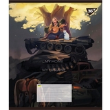 Зошит загальний Yes My Ukraine, А5, в клітинку, 24 аркуша (766638) - Pampik - 3