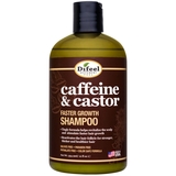 Шампунь для волосся Difeel Caffeine and Castor Shampoo for Faster Hair Growth, 355 мл - Pampik