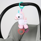 Підвіска-брязкальце Bright Starts Sparkle & Shine Unicorn On-the-Go Toy (11122) - Pampik - 3