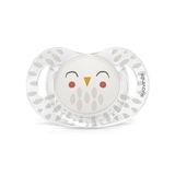 Пустушка фізіологічна Suavinex Bonhomia, 18+ міс., біла (307817) - Pampik