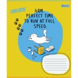 Набор тетрадей общих 1 Вересня Love Cats, A5, в линию, 48 листов, 10 шт. (766027) - Pampik - 2