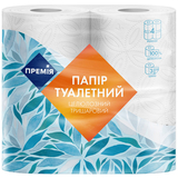 Бумага туалетная Премія, 3-слойная, 4 рулона - Pampik