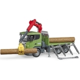 Трактор Bruder лесовоз Scania с краном и бревнами, 1:16 (03524) - Pampik - 3