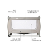 Дитячий манеж Hauck Sleep N Play Go Plus Multicolor black, чорний (60070-2) - Pampik - 2