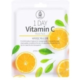 Тканинна маска для обличчя MED B 1 Day, з вітаміном С, 27 г - Pampik