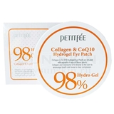Гідрогелеві патчі для очей Petitfee Колаген/Коензим Q10 Hydrogel Eye Patch Collagen&CoQ10, 60 шт. - Pampik