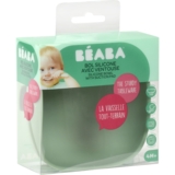 Силіконова миска на присосці Beaba Silicone Suction Bowl, оливкова (913547) - Pampik - 2