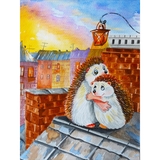 Алмазна мозаїка Santi Обіймашки, 30х40 см (954435) - Pampik