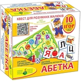 Настільна гра-квест Київська фабрика іграшок Кіт учений Абетка - Pampik