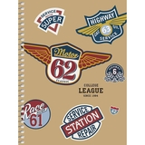 Блокнот для записей Student, В6, в клеточку, спираль, 80 л., League соllege (B6-SC-080-6105K) - Pampik