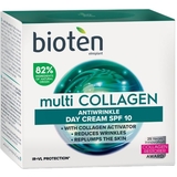 Денний крем для обличчя Bioten Multi Collagen Antiwrinkle Day Cream SPF10 з колагеном 50 мл - Pampik
