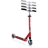 Самокат Globber Flow element comfort lights, колеса з підсвічуванням, червоний (727-102) - Pampik - 4