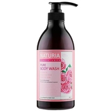 Гель для душу Naturia Pure Body Wash Rose & Rosemary Троянда та розмарин, 750 мл - Pampik