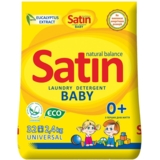 Детский стиральный порошок Satin Natural Balance Universal с экстрактом эвкалипта, 2,4 кг - Pampik