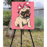 Картина за номерами ArtCraft Красуня мопс 25x30 см (15532-AC) - Pampik - 3