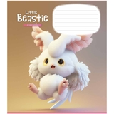 Зошит учнівський Школярик Little beasties, у клітинку, 12 аркушів, ВД-лак, 30 шт. (012-3248K) - Pampik - 4