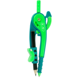 Циркуль ZiBi Smart Line пластиковий зі шкалою зелено-салатовий (ZB.5396-04) - Pampik