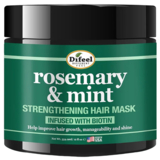 Маска для волосся Difeel Rosemary and Mint Strengthening Hair Mask with Biotin, 340 г - Pampik