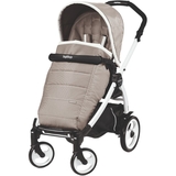 Прогулянкова коляска Peg-Perego Book Plus 51 Versilia бежева з білим (PACK05-00000000005) - Pampik