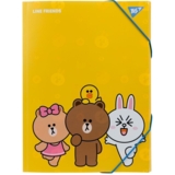 Папка Yes Line Friends, A4, на резинці (492098) - Pampik