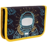 Пенал жесткий 1 Вересня HP-02 Deep Space, 13х21х3 см, серый (533446) - Pampik