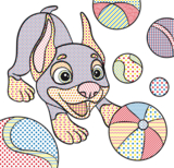 Водная раскраска Кристал Бук Песики, 8 страниц (F00025278) - Pampik - 2