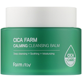 Очищающий бальзам FarmStay Cica Farm Calming Cleansing Balm, 95 мл - Pampik