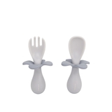 Тарілка секційна Oribel Cocoon, з виделкою та ложкою, сірий (OR225-90013) - Pampik - 3