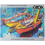 Пастель сухая художественная мягкая ZiBi ART Line 24 цвета (ZB.2494) - Pampik
