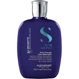 Шампунь для каштанового та темного волосся Alfaparf Milano Semi Di Lino Brunette Anti-Orange Low Sulfate Free Shampoo, 250 мл - Pampik