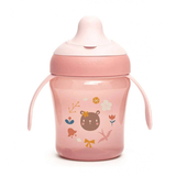 Чашка з носиком Suavinex Лісові історії, 200 мл, рожева (401191) - Pampik