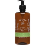 Гель для душу Apivita Tonic Mountain Tea з ефірними оліями, з гірським чаєм, 500 мл - Pampik