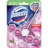 Блок для очищення унітаза Domestos Power 5 Ледяная магнолия, 55 г - Pampik