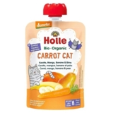 Пюре Holle Carrot Cat с морковью, манго, бананом и грушей, 100 г - Pampik