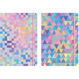 Зошит для ескізів Muse, А5, без лініювання, 80 аркушів, піксельний принт (A5-3C-080-379) - Pampik - 2