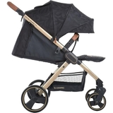 Прогулочная коляска El Camino Dynamic Pro Me 1053G Special Black, черная (25482) - Pampik - 2