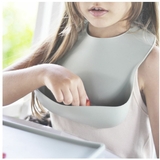 Нагрудник MinikOiOi Basics силіконовий, Powder Grey (101020054) - Pampik - 2