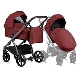 Коляска універсальна 2 в 1 Tutis Leo Cherry (1222105) - Pampik