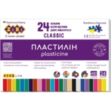 Пластилін ZiBi Kids Line Classic 24 кольори 480 г (ZB.6236) - Pampik