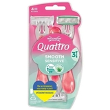 Бритва одноразова Wilkinson Sword Quattro for Women Sensitive 3 шт. - Pampik