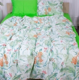 Комплект постельного белья MirSon Natural Flowers, сатин, 140х110 см - Pampik