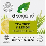 Твердый шампунь с экстрактом чайного дерева и лимона Dr. Organic 75 гр. - Pampik