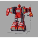 Игрушка трансформер Beiens Пожарный (MY367) - Pampik - 2