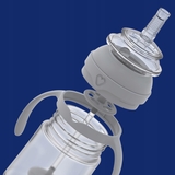 Кружка-непроливайка Lovi Моя первая кружка с трубочкой и утяжелителем, 150 мл, коричневый (35/363) - Pampik - 3