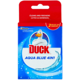 Сменный блок для подвесного очистителя для унитаза Duck Aqua 4 в 1, синий, 80 г (2 шт. х 40 г) - Pampik