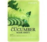 Тканинна маска для обличчя Baroness Cucumber Mask Sheet, з екстрактом огірка, 25 мл - Pampik